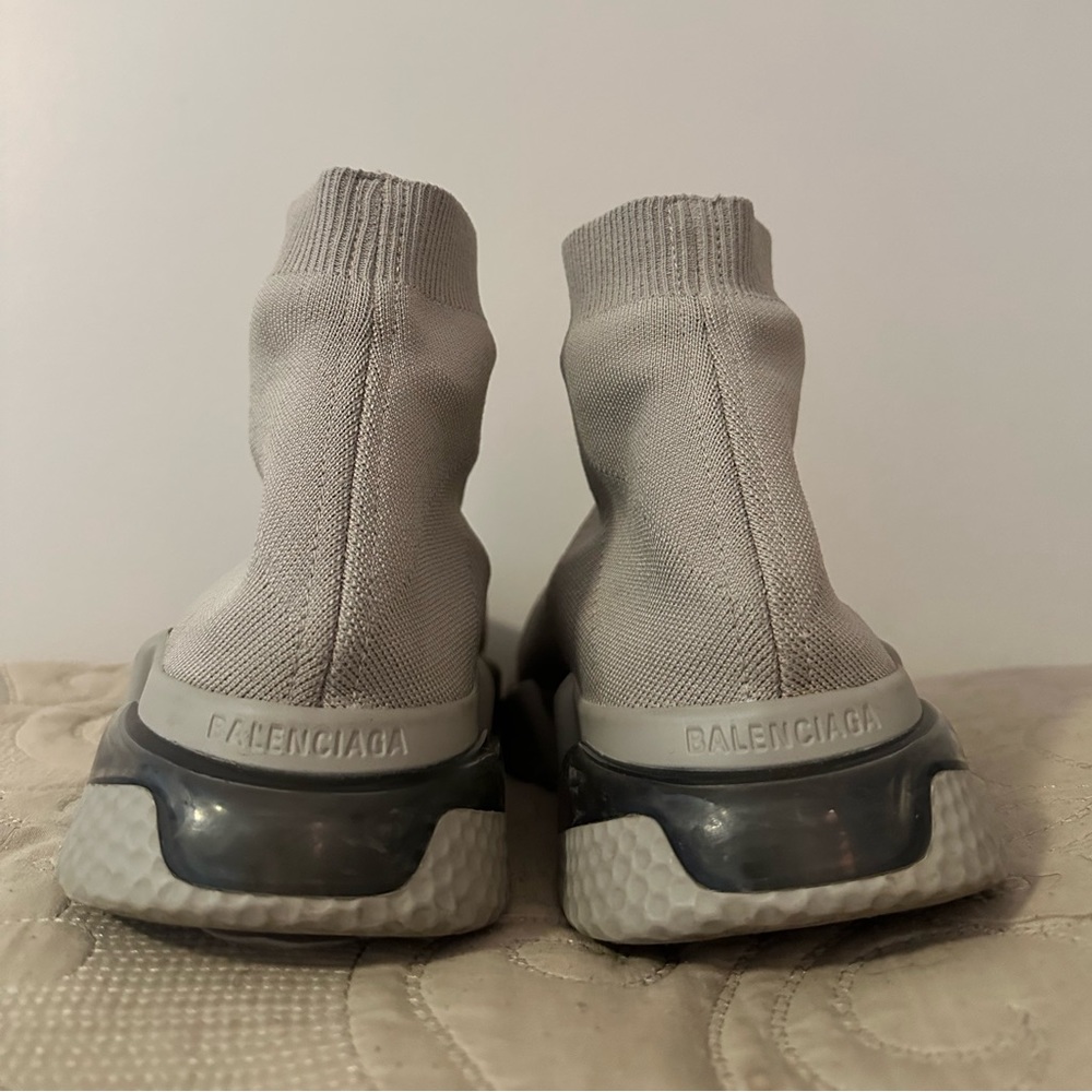 Balenciaga clear sole speed trainers. Size UK 8, EUR 41, USA 11, JP 27. - Picture 2 of 4